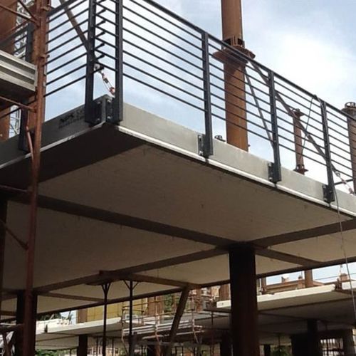 Stahlbetonbodenplatte - AIRFLOOR  - TECNOSTRUTTURE - NPS SYSTEM® - Polystyrolschaum / Brandschutz / isolierend