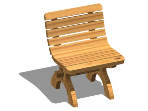 Klassischer Gartenstuhl - 072032 - LEGNOLANDIA - Holz / für Privatgebrauch
