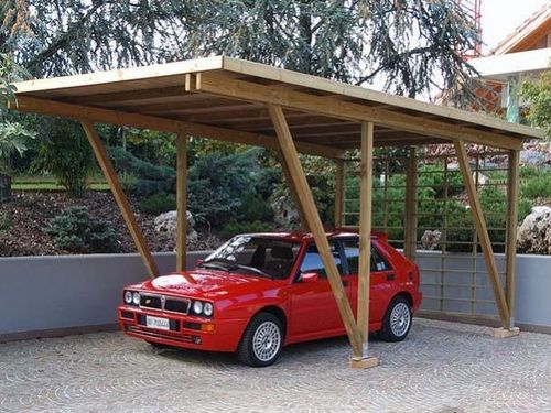 Holz-Carport - 095030 - LEGNOLANDIA