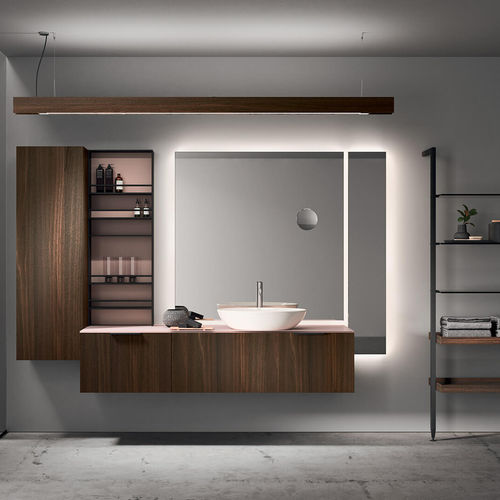 Wandhängender Waschtisch-Unterschrank - LYMPHA_CONCEPT_02 - ALTAMAREA - Holz / modern / ohne Tür
