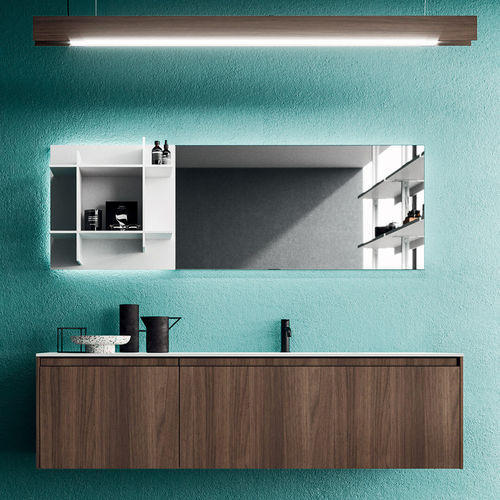 Wandhängender Waschtisch-Unterschrank - LYMPHA_CONCEPT_03 - ALTAMAREA - Glas / Corian® / modern