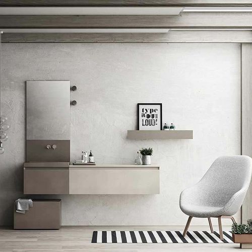 Wandhängender Waschtisch-Unterschrank - 360GRADI/LOFT - ALTAMAREA - Holz / modern / mit integriertem Hochschrank