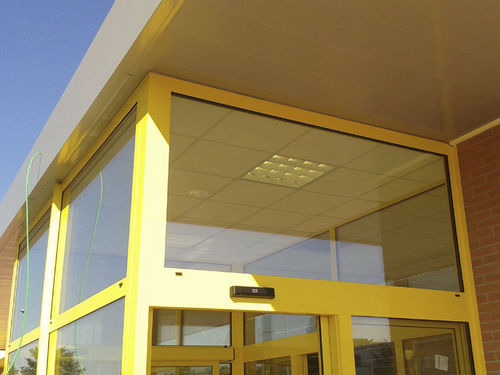 Aluminium-Fensterrahmen - ALLMURA - MURA - Bronze / Edelstahl