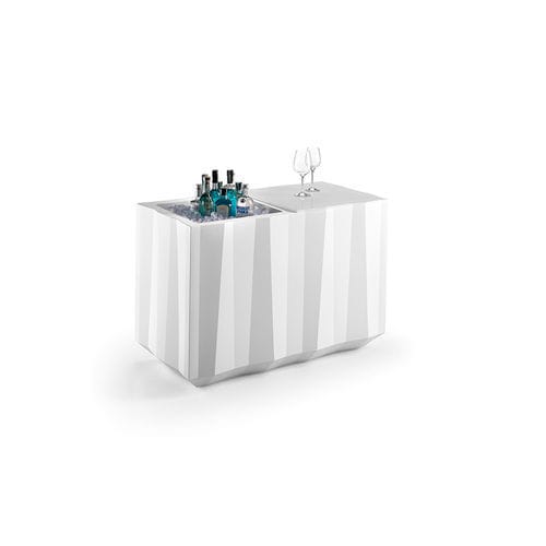 Bartheke - frozen - PLUSt COLLECTION - Polyethylen / gerade / beleuchtet
