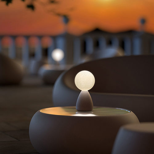 Tischlampe - boom - PLUSt COLLECTION - Polyethylen / modern / wiederaufladbar