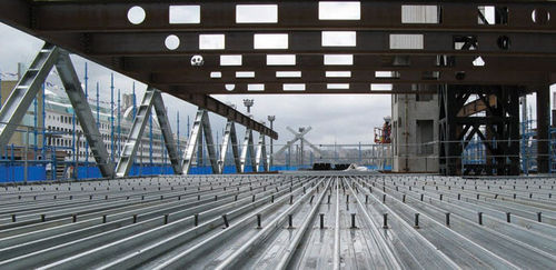 Profiliertes Blech - LYSAGHT BONDEK® - BlueScope Steel - Stahl / für verlorene Schalung / für Boden