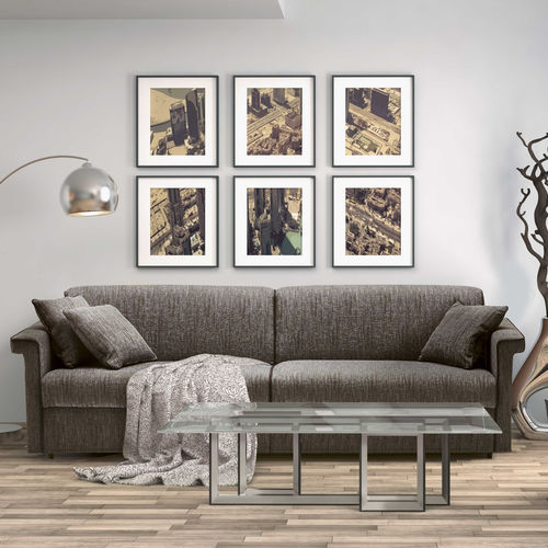 Bettsofa - Michel - Milano Bedding - modern / Stoff / mit Armlehnen