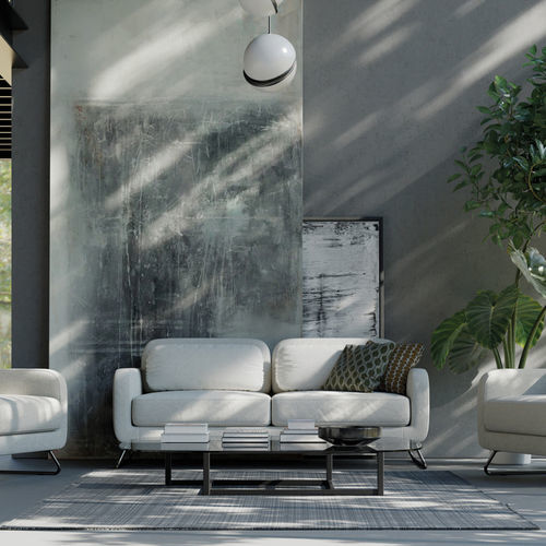 Bettsofa - Freddie - Milano Bedding - modern / Stoff / mit Armlehnen