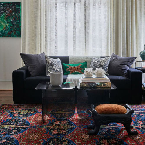 Bettsofa - Matrix - Milano Bedding - modern / Stoff / mit Armlehnen