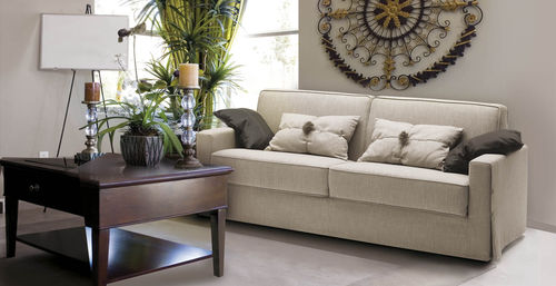 Bettsofa - Taylor - Milano Bedding - modern / Stoff / mit Armlehnen
