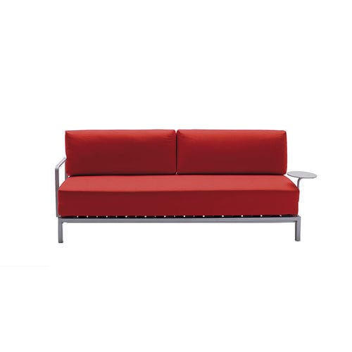Bettsofa - Willy Side - Milano Bedding - modern / Stoff / mit Armlehnen