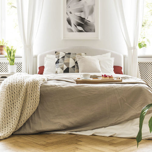 Doppelbett - Domingo - Milano Bedding - modern / Polster / Kopfteil