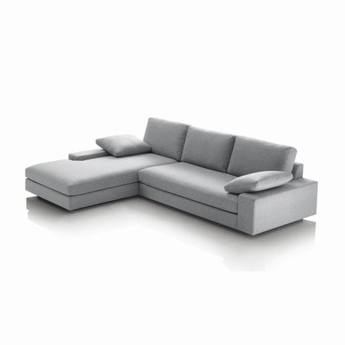 Modulsofa - KANUMERA - steiner - modern / Stoff / Leder