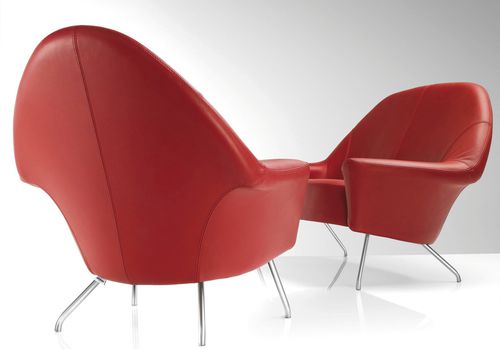 Moderner Sessel - 770 - steiner - Leder
