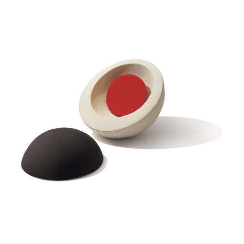 Sessel / originelles Design - S.3 - felicerossi srl. - Stoff / mit Fußstütze / modular
