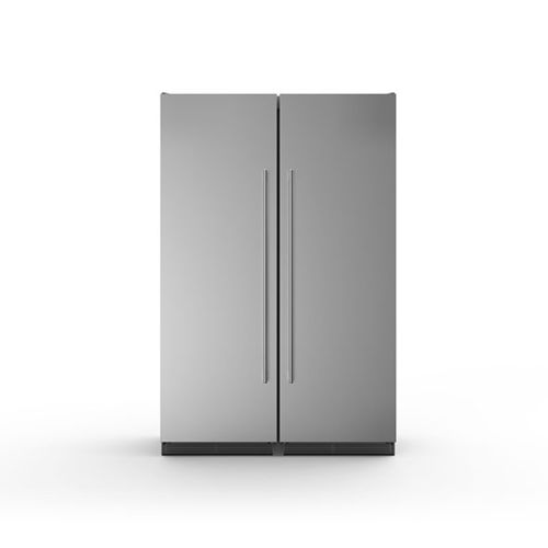 Kühlschrank mit Doppeltür - BO07100/E & BO07101/E - Bompani - für Privatgebrauch / freistehend / Edelstahl