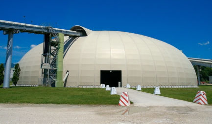Kuppel-Flächentragwerk - MONTALIEU  - SMC2 - für Industrieanwendung / PVC-Folie / für Industrieanwendungen