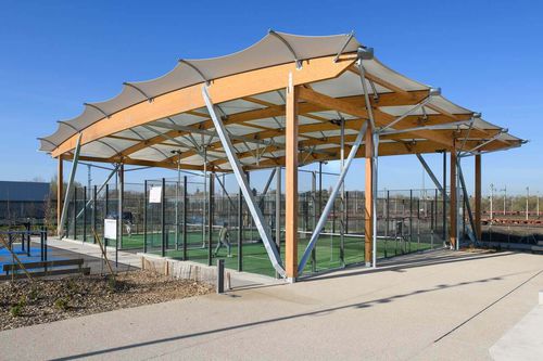 Holzstrukturen-Flächentragwerk - SAINT-REMY - SMC2 - für Abdeckung / für Sportplätze