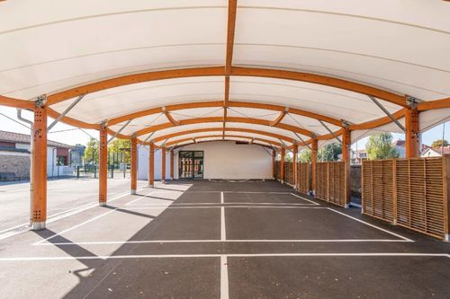 Holzstrukturen-Flächentragwerk - REZE - SMC2 - für Abdeckung / für öffentliche Bereiche / für Schulen