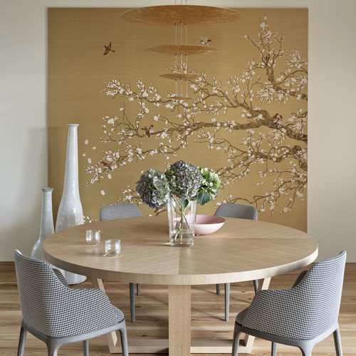 Orient-Tapete - SPARROWS - Misha wallcoverings - Seide / Naturmotiv / chinesisches Motiv