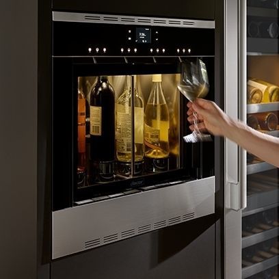 Service-Weinkühlschrank - DWS4000BB/DA - dacor - Multi-Temperatur / Einbau / Edelstahl