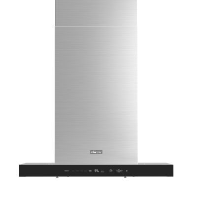 Wandabzugshaube - DHD48U990CS/DA - dacor - Abluft / mit integrierter Beleuchtung / grau