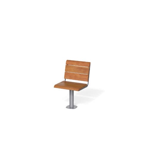 Moderner Stuhl - BREAK TIME W - METALCO - für Außenbereich / Holz / Gestell aus pulverbeschichtetem Stahl
