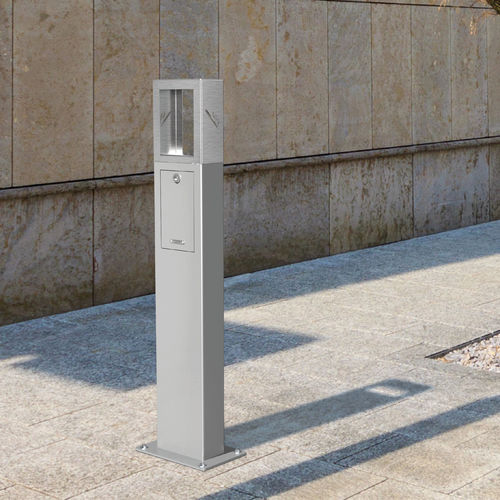Sockel-Aschenbecher - CICA - METALCO - Edelstahl / aus lackiertem Stahl / für Außenbereich