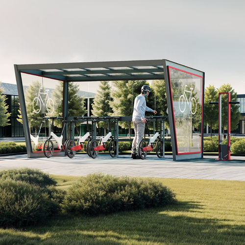 Mehrzwecküberdachung für öffentliche Bereiche - GATEWAY - METALCO - für städtische Bereiche