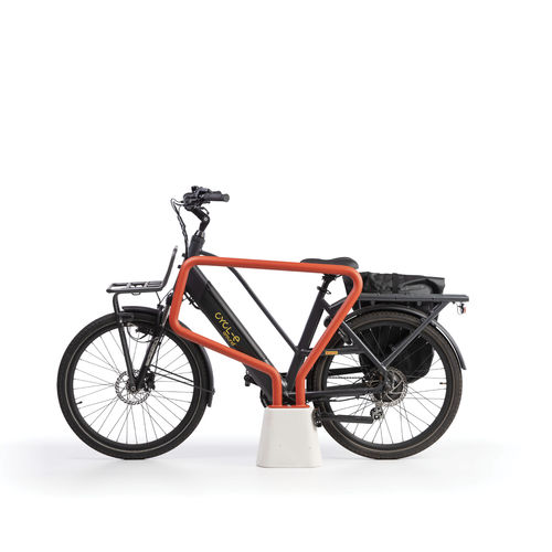 Bodenstehender Fahrradständer - LIMA - METALCO - für Außenbereich / aus lackiertem Stahl / Hochleistungsbeton