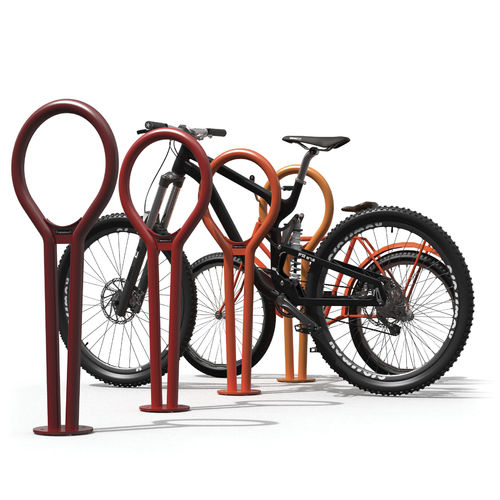 Bodenstehender Fahrradständer - POINT - METALCO - für öffentliche Bereiche / aus lackiertem Stahl