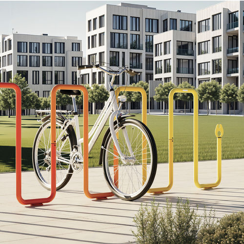 Bodenstehender Fahrradständer - SNAKE - METALCO - für öffentliche Bereiche / für städtische Bereiche / für Parkplätze