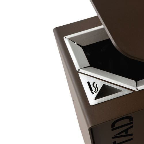 Park-Abfallbehälter - YES - METALCO - Edelstahl / COR-TEN®-Stahl / aus lackiertem Stahl