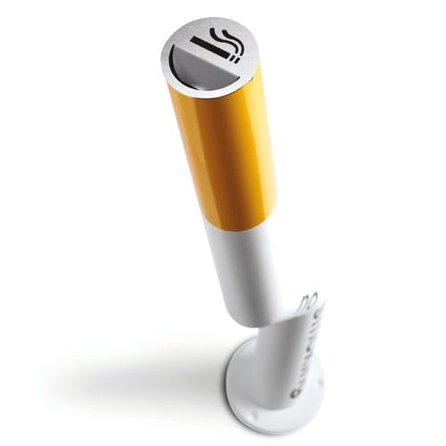Sockel-Aschenbecher - FÙ  - METALCO - Edelstahl / aus lackiertem Stahl / für den Außenbereich