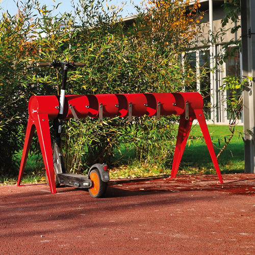 Wandmontiertes Rollerständer - MOMÒ - METALCO - vandalismussicher / für öffentliche Bereiche / für städtische Bereiche