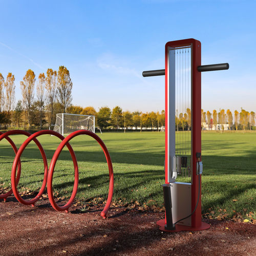 Fahrrad-Reparaturstation / Stahl - CORIBI’ - METALCO - mit Werkzeug / für öffentliche Bereiche