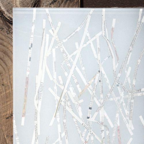 Glasscheibe / ESG Glas - NEWSDLINE™ FRAMELESS  - Avant Art Architectural Glass, Inc. - VSG / Ornament / ultra-transparent