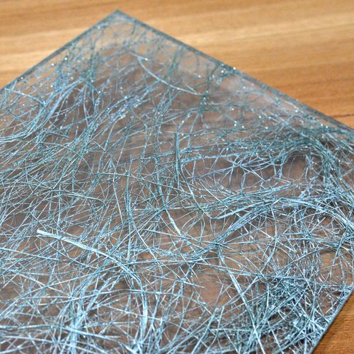 VSG-Glasscheibe - GRASS SWIRL SHIMMER ARCHITECTURAL  - Avant Art Architectural Glass, Inc. - Ornament / ultra-transparent / farbig
