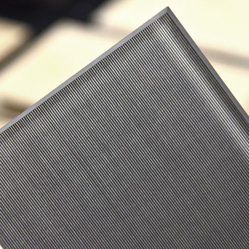 Glasscheibe / ESG Glas - STAINLESS STEEL ARCHITECTURAL MESH - Avant Art Architectural Glass, Inc. - VSG / Ornament / ultra-transparent