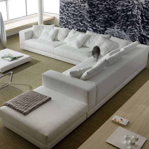 Modulsofa - D-MAX - ferlea - modern / Leder / Polyester