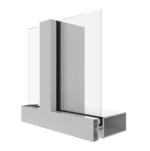 Aluminiumprofil - AGS  - Capral Aluminium - rechteckig / Zimmerei