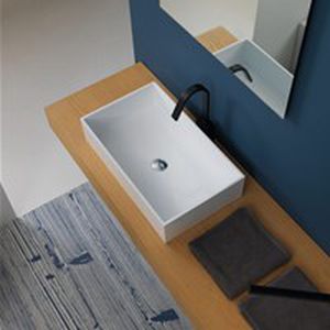Aufsatzwaschbecken - BXLA60 - GSG Ceramic Design - CrystalTech® / Hochglanz / rechteckig