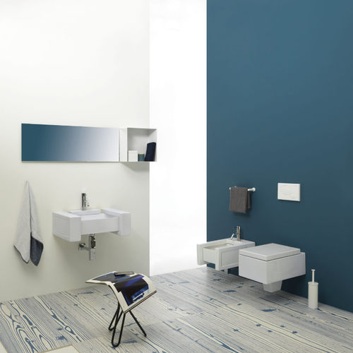 Wandhängendes Waschbecken - BXLAME60LC - GSG Ceramic Design - CrystalTech® / Hochglanz / Mattfinish
