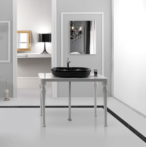 Aufsatzwaschbecken - TILAVFS65 - GSG Ceramic Design - Keramik / Hochglanz / Mattfinish