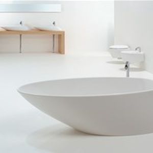 Ovale Badewanne - TOVA205 - GSG Ceramic Design - freistehend / für Wohnungen / Pietraluce®