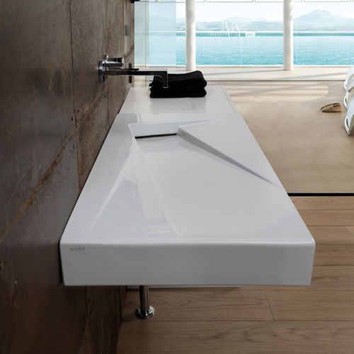 Aufsatzwaschbecken - LAOZ - GSG Ceramic Design - Keramik / Hochglanz / Mattfinish