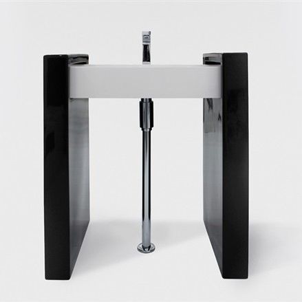 Bodenstehendes Waschbecken - BXLACOL60FS - GSG Ceramic Design - CrystalTech® / Hochglanz / Mattfinish