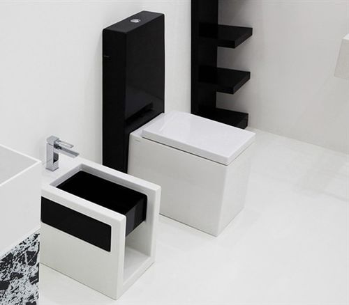 Freistehendes WC - BXWC01-BXCIMBL - GSG Ceramic Design - Monoblock / Keramik / für Privatgebrauch