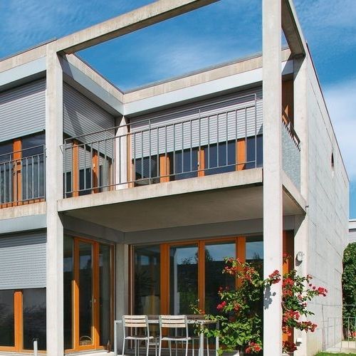 Lamellen-Fensterladen - ALUCOLOR - GRIESSER - Schiebe / Metall / matt