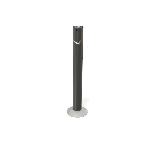 Sockel-Aschenbecher - CIGAR - LAB23 - galvanisiertem Stahl / für den Außenbereich / für öffentliche Bereiche